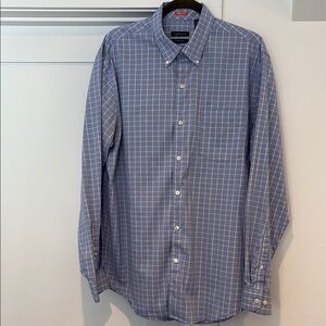 Men's Blue Checkered Shirt